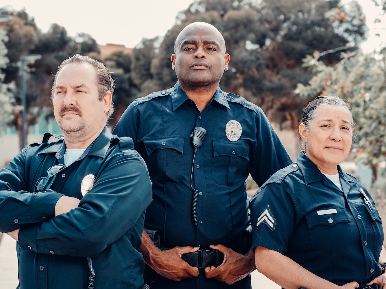 3 security officers