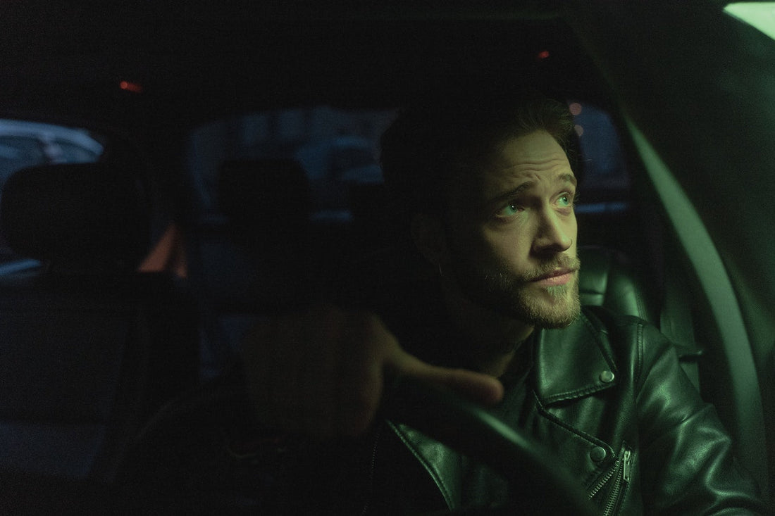 PI sitting in car