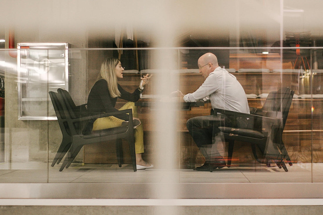 man and woman trying to communicate effectively