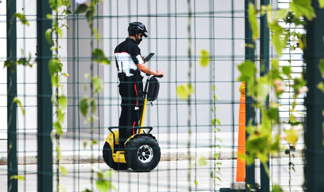 security officer on patrol